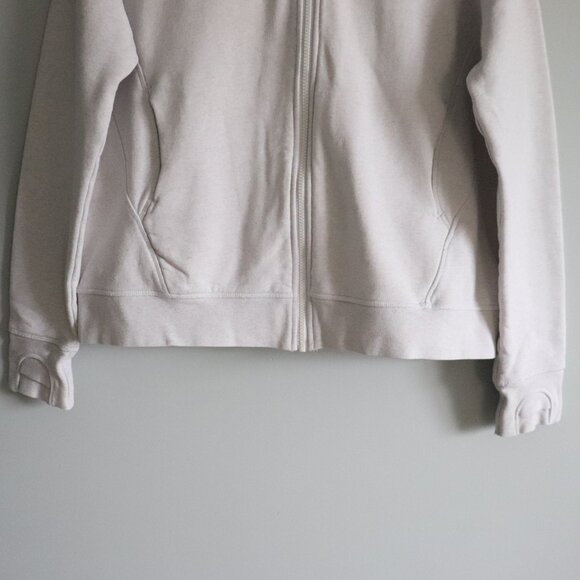Lole Womens White Sz XXL Full Zip Comfy Athletic Casual Fleece Hooded Sweater - Picture 10 of 14